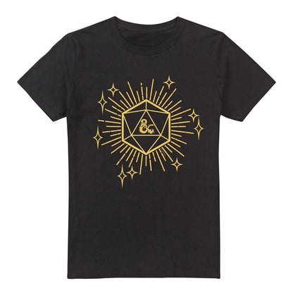 Black - Side - Dungeons & Dragons Mens Year Of The Dragon Lucky T-Shirt