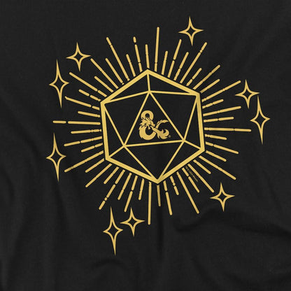 Black - Pack Shot - Dungeons & Dragons Mens Year Of The Dragon Lucky T-Shirt