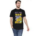 Black - Side - Avengers Mens Best Dad Universe Thanos T-Shirt