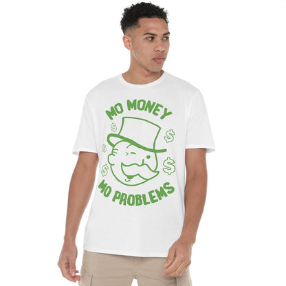 White - Lifestyle - Monopoly Mens Mo Problems T-Shirt