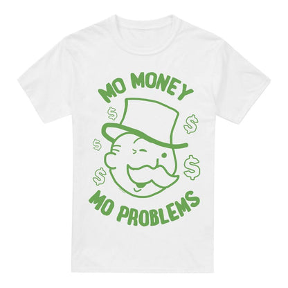 White - Front - Monopoly Mens Mo Problems T-Shirt