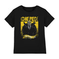 Black - Front - One Piece Childrens-Kids Sanji Etched T-Shirt