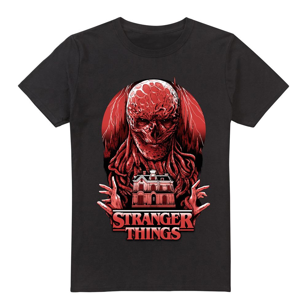 Black - Front - Stranger Things Mens Vecna Horror T-Shirt