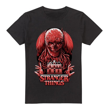 Black - Front - Stranger Things Mens Vecna Horror T-Shirt