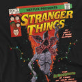 Black - Pack Shot - Stranger Things Mens Welcome To Hawkins Comic T-Shirt