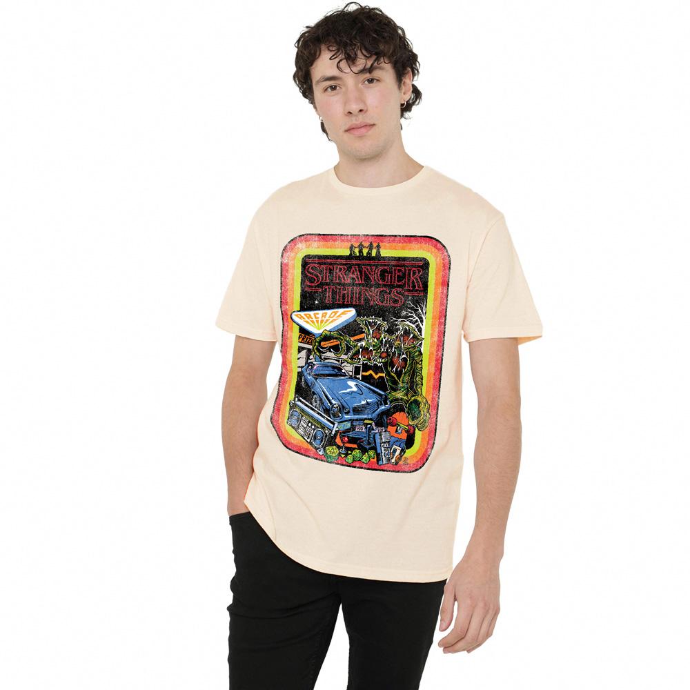 Cream - Lifestyle - Stranger Things Mens Sketch T-Shirt