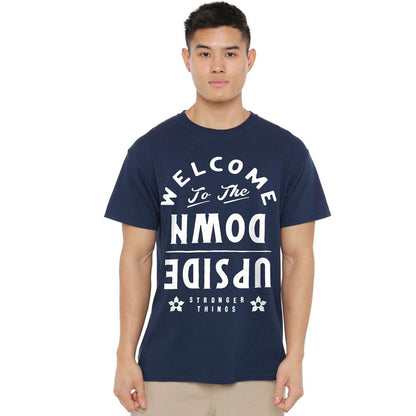 Navy - Lifestyle - Stranger Things Mens Welcome To The Upside Down T-Shirt