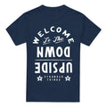Navy - Front - Stranger Things Mens Welcome To The Upside Down T-Shirt