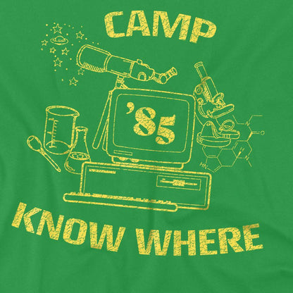 Kelly Green - Side - Stranger Things Mens Camp Know Where 1989 T-Shirt