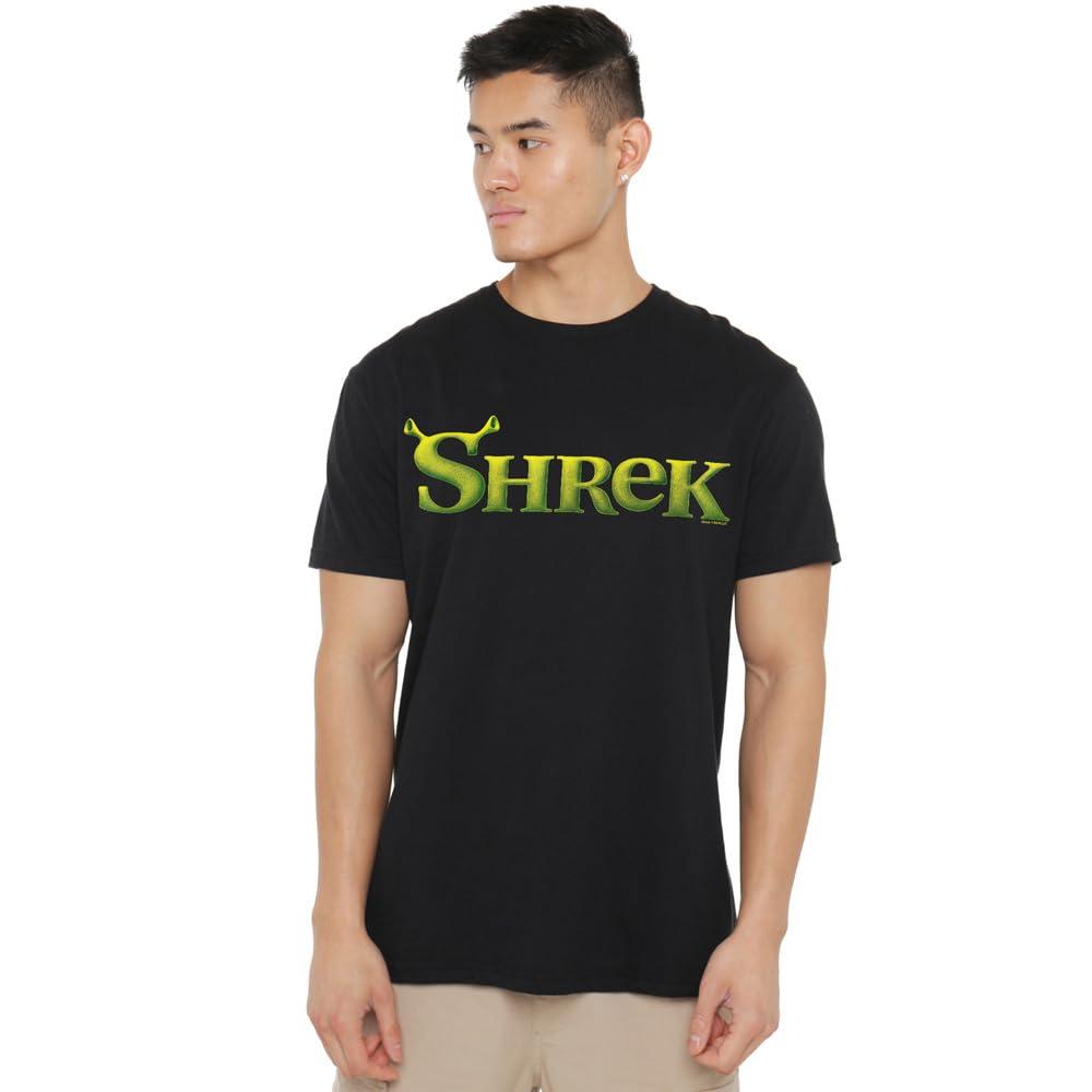Black - Lifestyle - Shrek Mens Logo T-Shirt