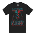 Black - Front - Star Wars Mens Father T-Shirt