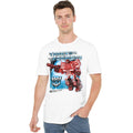 White - Lifestyle - Transformers Mens Optimus Prime Box 40th T-Shirt
