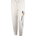 Stone - Front - Disney Womens-Ladies Hello Mickey Mouse Jogging Bottoms