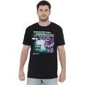 Black - Side - Transformers Mens Shockwave Box 40th T-Shirt