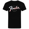Black - Front - Fender Mens USA Cotton T-Shirt