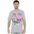 Sport Heather - Lifestyle - Peppa Pig Mens Party Time Mummy Pig Daddy pig T-Shirt