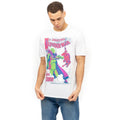 White-Pink-Green - Lifestyle - Marvel Comics Mens Spiderman Madness T-Shirt