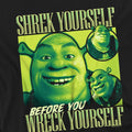 Black - Pack Shot - Shrek Mens Shrek Yourself Bootleg T-Shirt