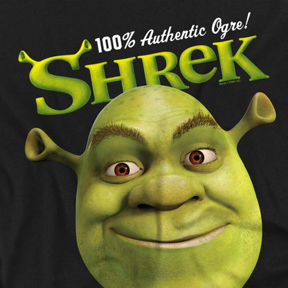 Black - Pack Shot - Shrek Mens Authentic Ogre T-Shirt