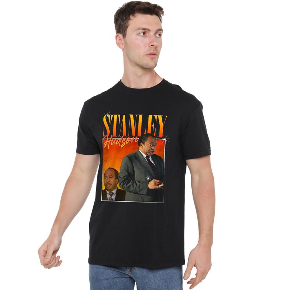 Black - Side - The Office Mens Nostalgia Stanley T-Shirt