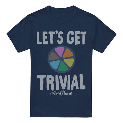 Navy - Front - Trivial Pursuit Mens Let´s Get Trivial T-Shirt