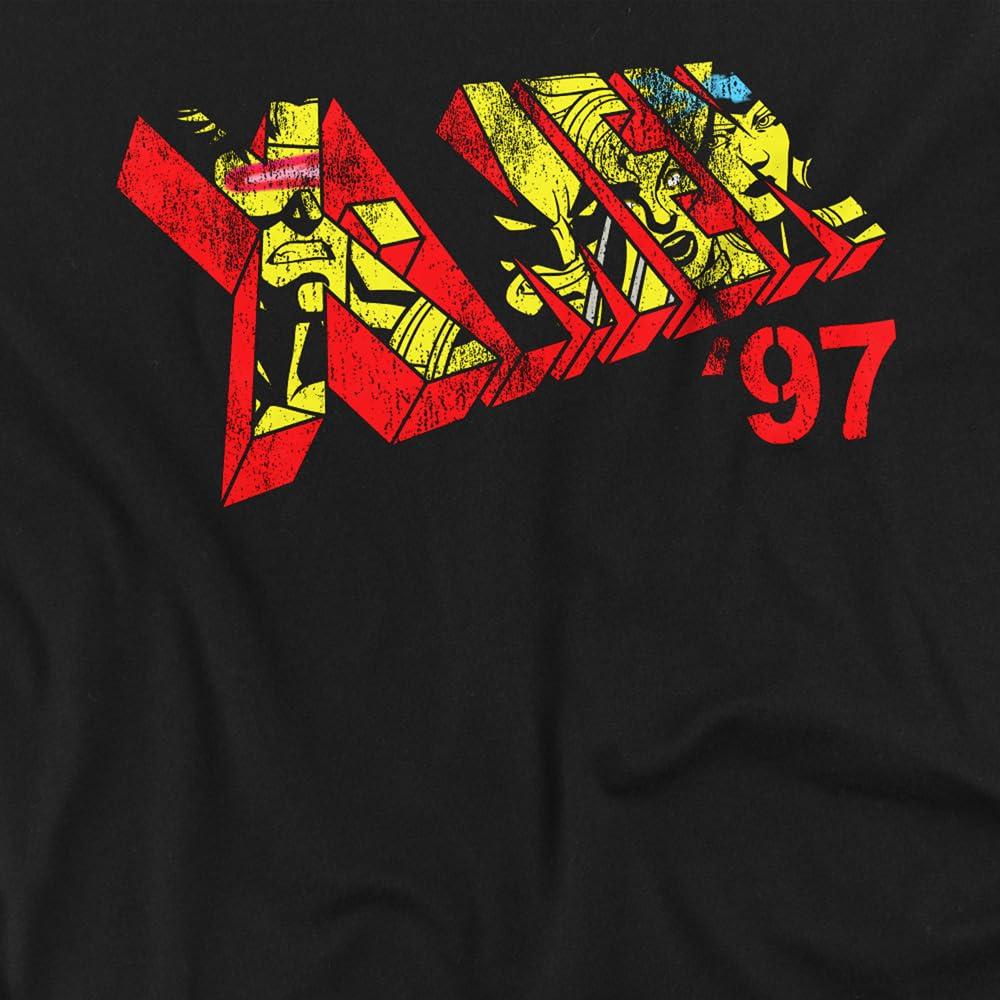 Black - Pack Shot - Marvel Mens Comic Logo T-Shirt