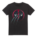 Black - Front - Deadpool & Wolverine Mens Wolverine Claws T-Shirt