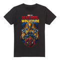 Black - Front - Deadpool & Wolverine Mens Wolverine Torn T-Shirt