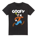 Black - Front - Disney Mens Mickey & Friends Hey There Goofy T-Shirt