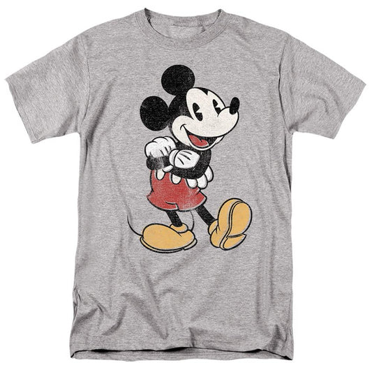 Sport Heather - Front - Disney Mens Mickey Mouse Classic Pose T-Shirt