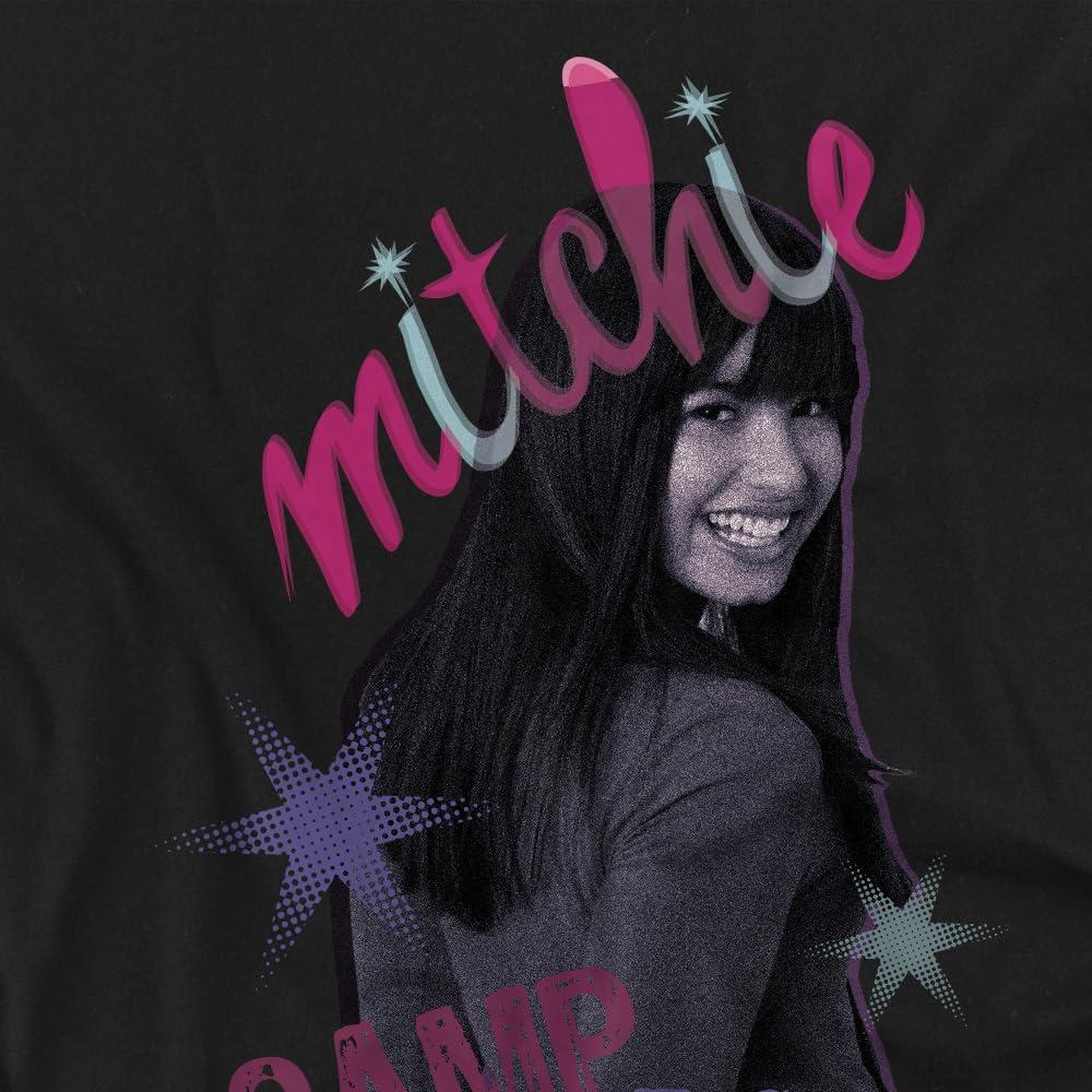 Black - Pack Shot - Camp Rock Mens Mitchie Airbrush T-Shirt