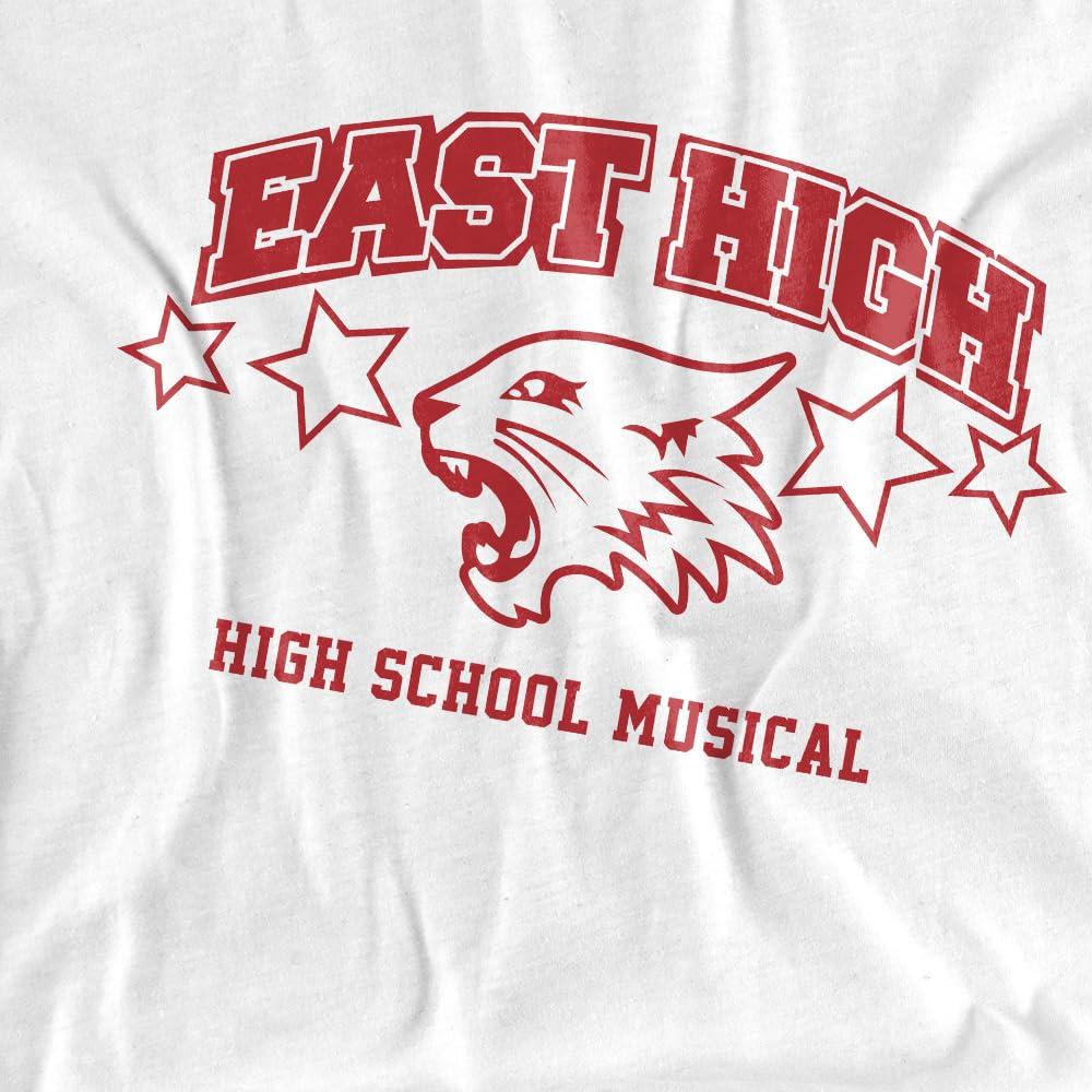 White - Pack Shot - High School Musical Mens East High T-Shirt