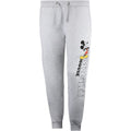 Light Grey - Front - Disney Womens-Ladies Hello Marl Mickey Mouse Jogging Bottoms