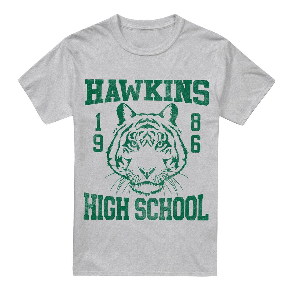 Sport Heather - Front - Stranger Things Mens Hawkins High School 1986 T-Shirt