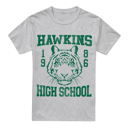 Sport Heather - Front - Stranger Things Mens Hawkins High School 1986 T-Shirt