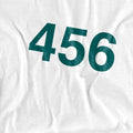 White - Pack Shot - Squid Game Mens Player 456 T-Shirt