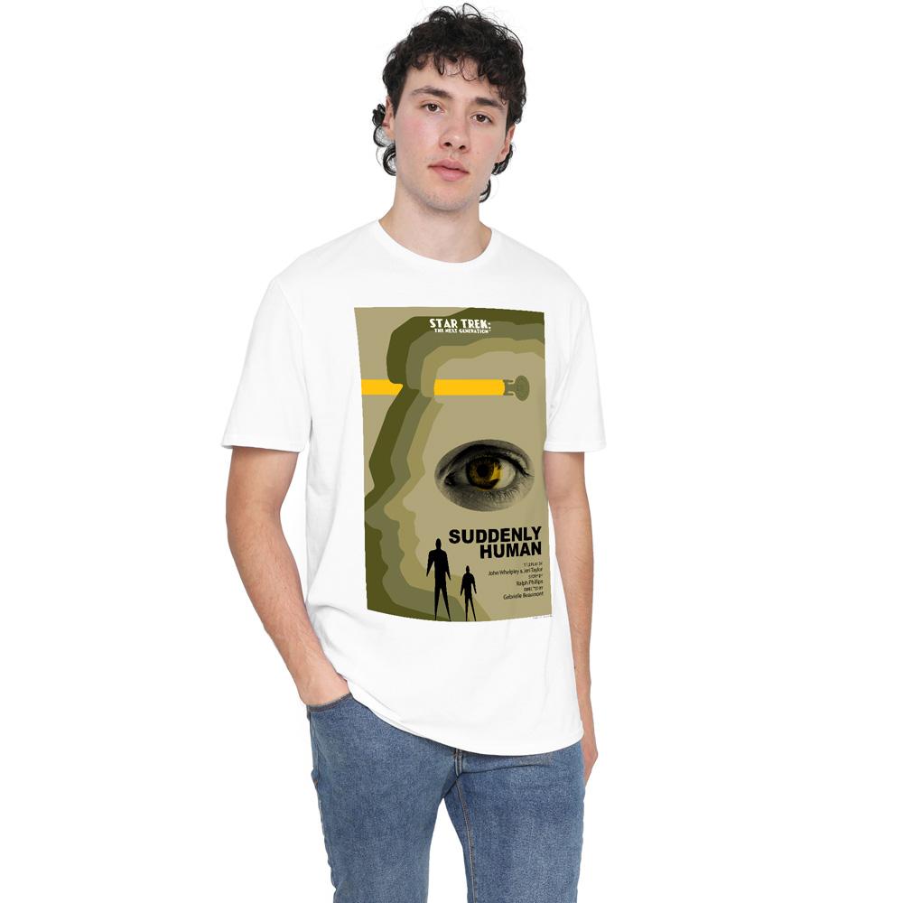 White - Lifestyle - Star Trek Mens The Next Generation Season 4 Episode 4 T-Shirt
