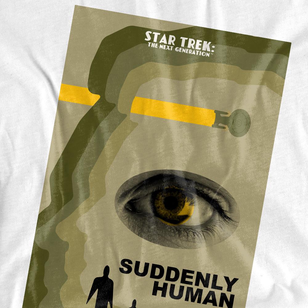 White - Pack Shot - Star Trek Mens The Next Generation Season 4 Episode 4 T-Shirt
