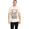 Sand - Side - Black Panther Mens Linocut T-Shirt