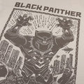 Sand - Lifestyle - Black Panther Mens Linocut T-Shirt