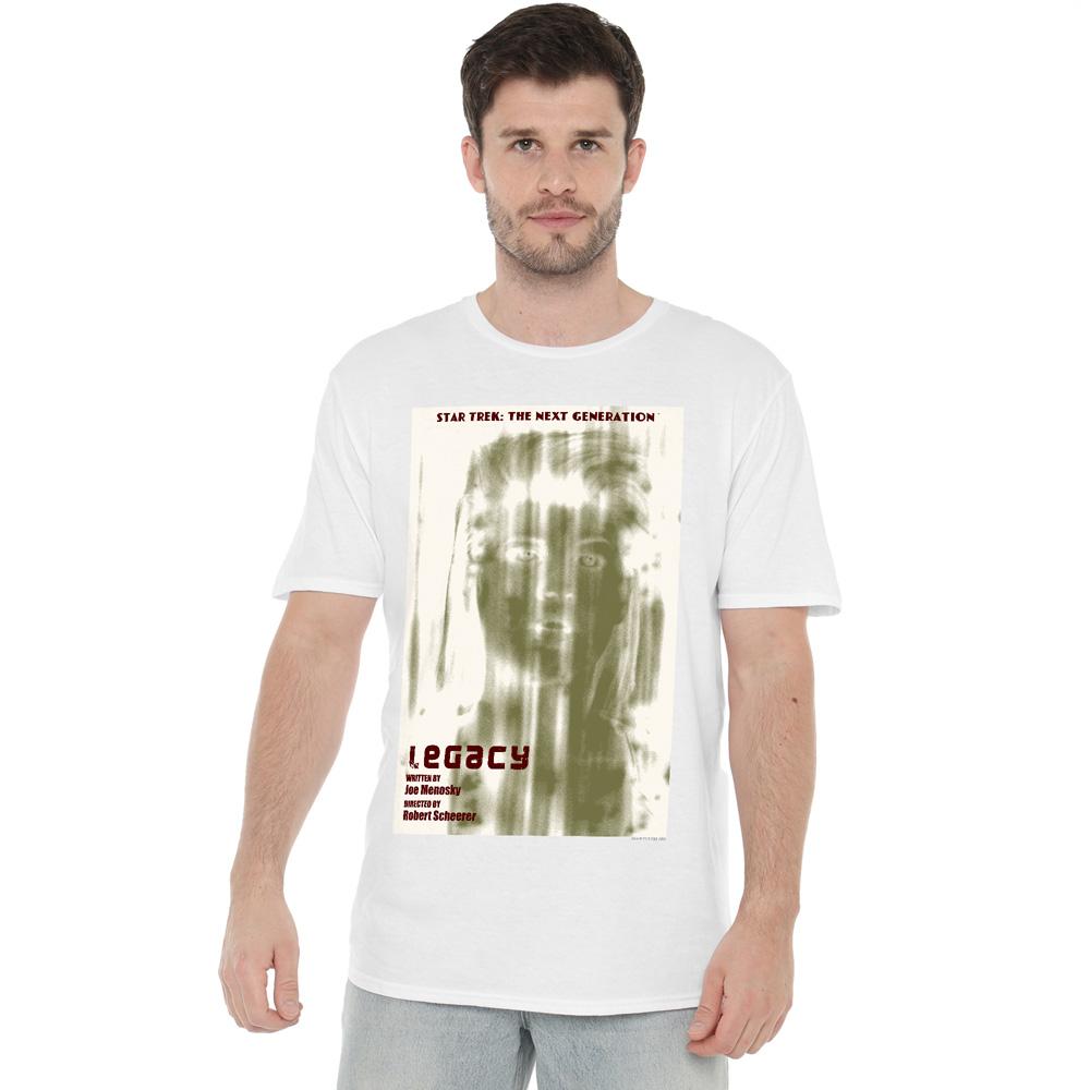 White - Lifestyle - Star Trek Mens The Next Generation Season 4 Episode 6 T-Shirt