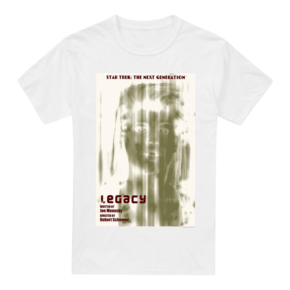White - Front - Star Trek Mens The Next Generation Season 4 Episode 6 T-Shirt