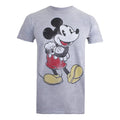 Sports Grey - Front - Disney Mens Mickey Mouse Vintage Heather T-Shirt