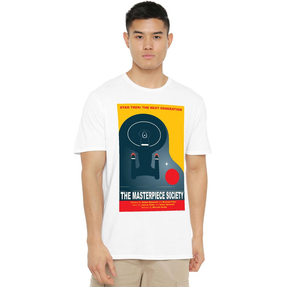 White - Lifestyle - Star Trek Mens The Next Generation Season 5 Episode 13 T-Shirt