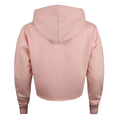 Dusky Pink - Back - Disney Womens-Ladies Allow Yourself To Grow Mickey Mouse Crop Hoodie
