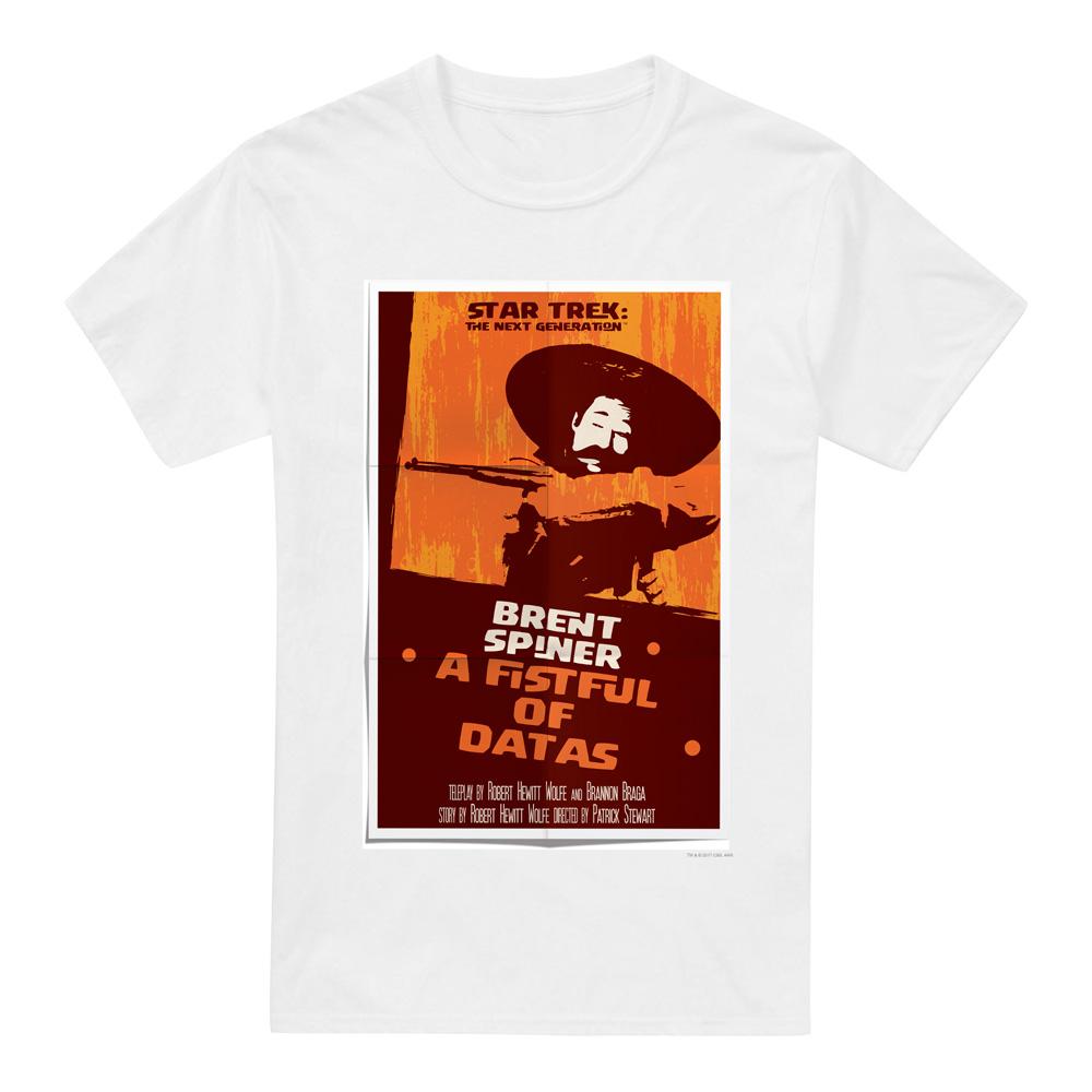 White - Front - Star Trek Mens The Next Generation Season 6 Episode 8 T-Shirt