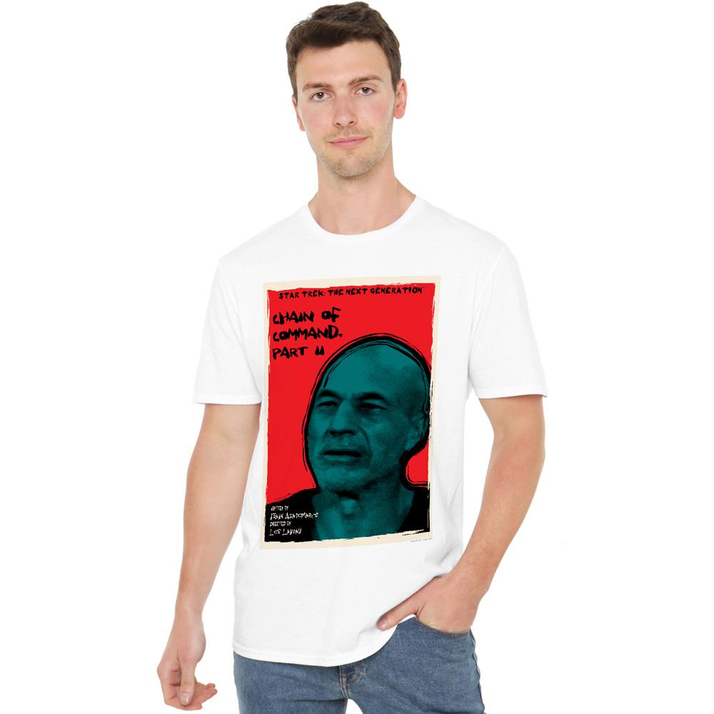 White - Lifestyle - Star Trek Mens The Next Generation Season 6 Episode 11 T-Shirt