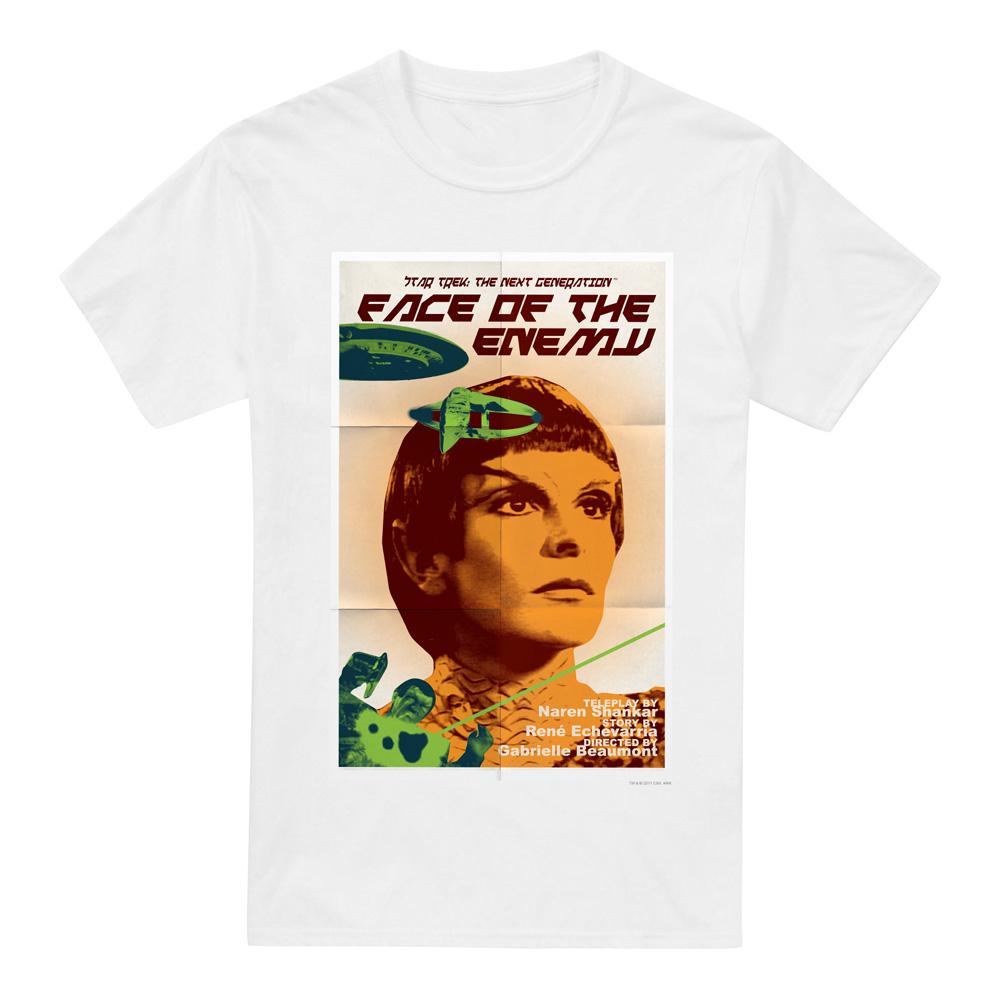 White - Front - Star Trek Mens The Next Generation Season 6 Episode 14 T-Shirt