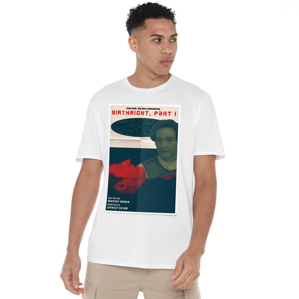 White - Lifestyle - Star Trek Mens The Next Generation Season 6 Episode 16 T-Shirt