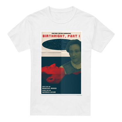 White - Front - Star Trek Mens The Next Generation Season 6 Episode 16 T-Shirt